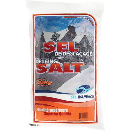 Sel fondant &agrave; glace, 44,1 lb (20 kg), Sac, -10°C (14°F) Rock Safety Industrial Ltd