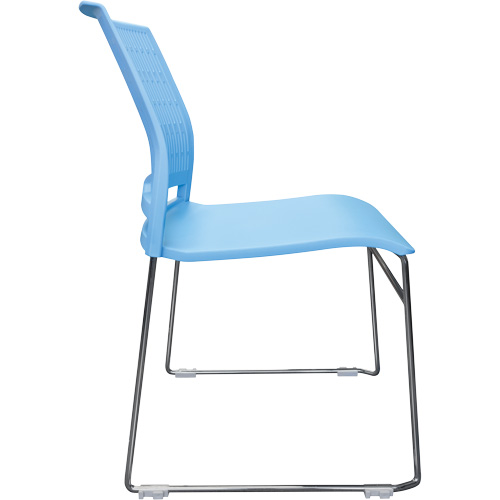 Chaises empilables s&eacute;rie Activ, Polypropyl&egrave;ne, Hauteur 32-3/8", Capacit&eacute; 275 lb, Bleu Rock Safety Industrial Ltd