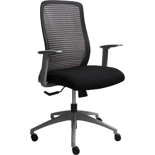Era Series Adjustable Office Chair, Fabric/Mesh, Black, 275 lbs. Capacity Rock Safety Industrial Ltd