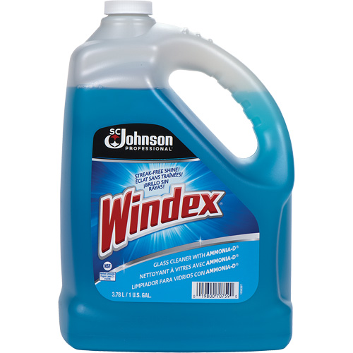 Windex&reg; Glass Cleaner with Ammonia-D&reg;, 3.8 L, Jug Rock Safety Industrial Ltd