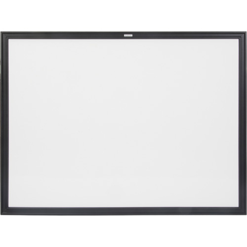 Tableau blanc &agrave; cadre MDF noir, Effacement &agrave; sec/Magn&eacute;tique, 48" la x 36" h Rock Safety Industrial Ltd