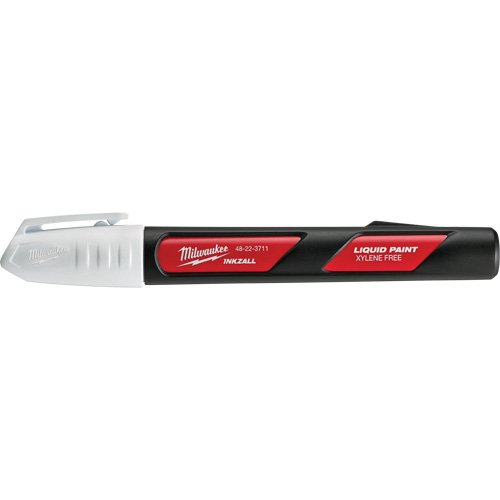 Marqueurs &agrave; peinture Inkzall, Liquide, Blanc Rock Safety Industrial Ltd