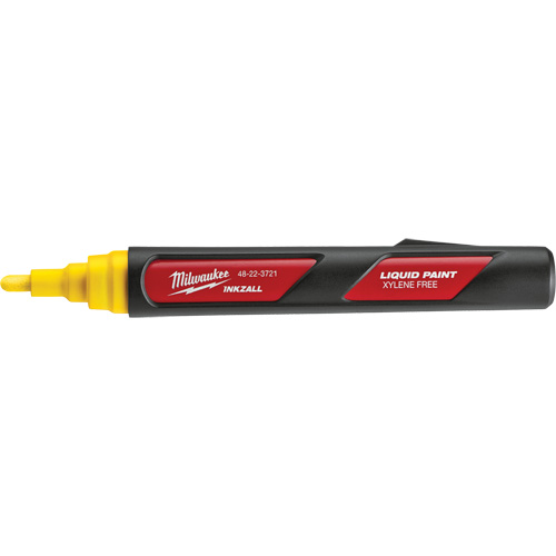 Marqueur &agrave; peinture Inkzall, Liquide, Jaune Rock Safety Industrial Ltd