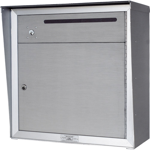 Collection Box, Wall -Mounted, 12-3/4" x 16-3/8", 2 Doors, Aluminum Rock Safety Industrial Ltd