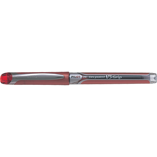 Hi-Tecpoint Grip Pen, Red, 0.5 mm Rock Safety Industrial Ltd