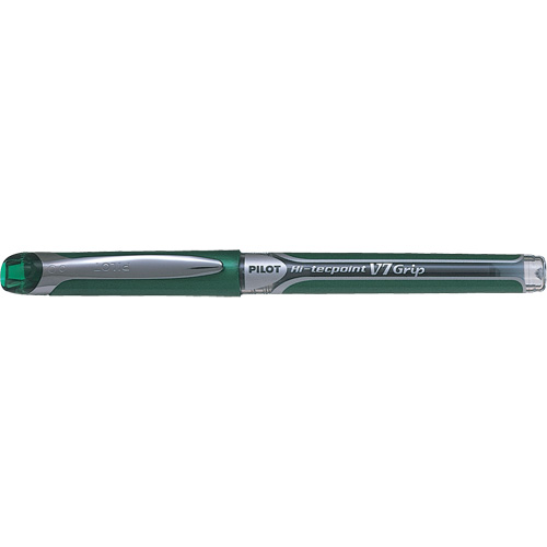Hi-Tecpoint Grip Pen, Green, 0.7 mm Rock Safety Industrial Ltd