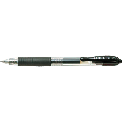 Stylo &agrave; encre gel G2, Noir, 0,5 mm, R&eacute;tractable Rock Safety Industrial Ltd