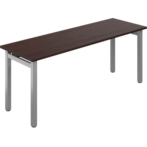 Newland Table Desk, 29-7/10" L x 72" W x 29-3/5" H, Dark Brown Rock Safety Industrial Ltd