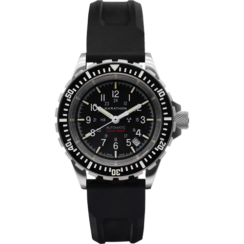 Grande montre automatique de plong&eacute;e, Num&eacute;rique, &agrave; piles, 41 mm, Noir Rock Safety Industrial Ltd
