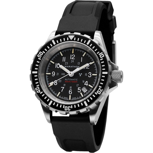 Grande montre automatique de plong&eacute;e, Num&eacute;rique, &agrave; piles, 41 mm, Noir Rock Safety Industrial Ltd