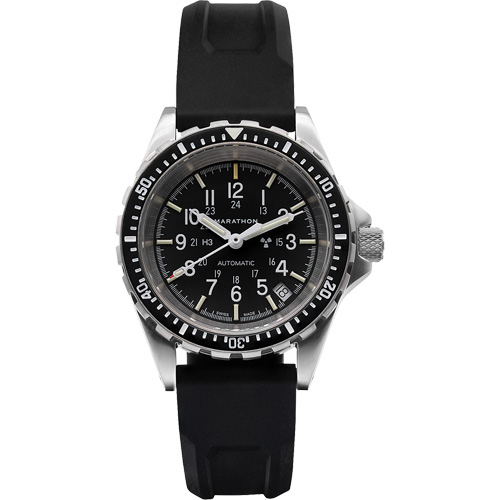 Tr&egrave;s grande montre chronographe automatique pour plongeur/pilote d'avion, Num&eacute;rique, &agrave; piles, 46 mm, Noir Rock Safety Industrial Ltd