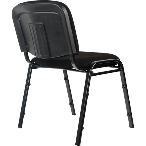 Chaises empilables, Tissu, Hauteur 32", Capacit&eacute; 250 lb, Noir Rock Safety Industrial Ltd
