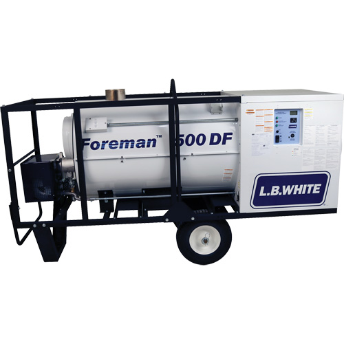 Foreman&reg; 500 Indirect-fired Portable Heater, Radiant Heat, Natural Gas, 500000 BTU/H Rock Safety Industrial Ltd