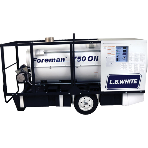 Foreman&reg; 750 Indirect-fired Portable Heater, Oil Filled, Kerosene, 750000 BTU/H Rock Safety Industrial Ltd