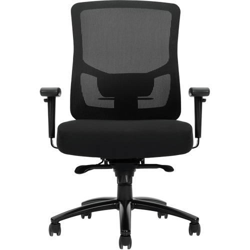 Raven 400 High-Back Heavy-Duty Synchro-Tilter, Mesh, Black, 400 lbs. Capacity Rock Safety Industrial Ltd