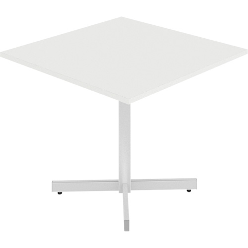 Newland Height-Adjustable Square Table, 36" L x 36" W x 29" H, 1" Top, Laminate, White Rock Safety Industrial Ltd