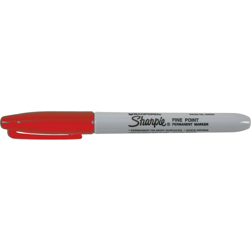 Permanent Markers - #15, Fine, Red Rock Safety Industrial Ltd