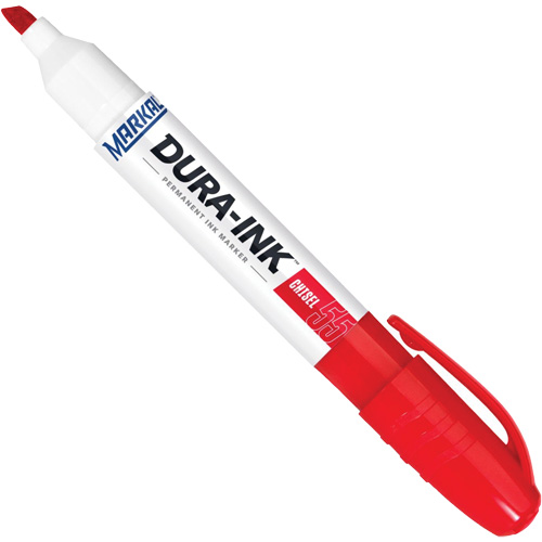 Dura-Ink&reg; Marker #55, Red, Chisel Tip Rock Safety Industrial Ltd