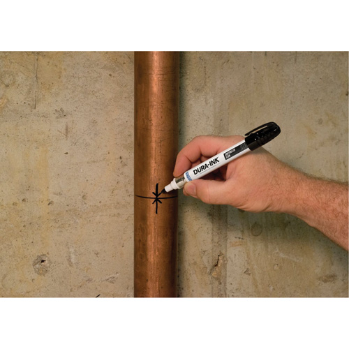 Marqueur permanent Dura-Ink 80, Noir, Pointe Moyen Rock Safety Industrial Ltd