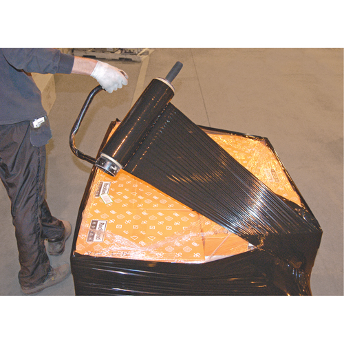 Film &eacute;tirable, Calibre 80 (20,3 microm&egrave;tres), 18" x 1000', Noir opaque Rock Safety Industrial Ltd