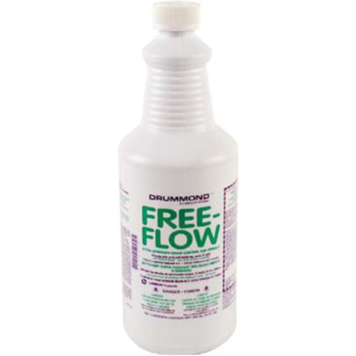 Produit d&eacute;bouchant et d&eacute;sodorisant pour les urinoirs Drummond Free Flow, 32 oz, Bouteille Rock Safety Industrial Ltd