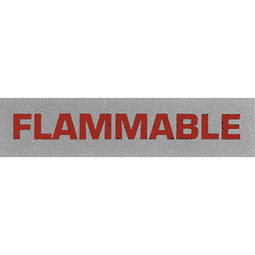 "Flammable" Special Handling Labels, 5" L x 2" W, Black on Red Rock Safety Industrial Ltd