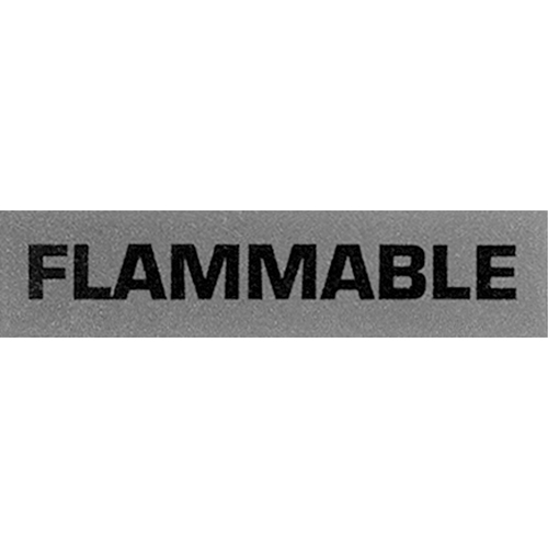 "Flammable" Special Handling Labels, 5" L x 2" W, Black on Red Rock Safety Industrial Ltd
