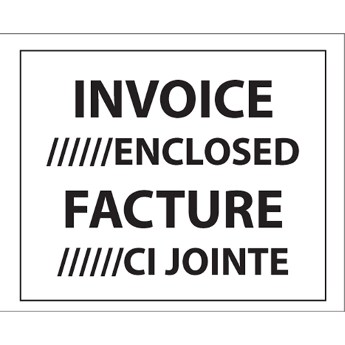 Pochettes pour bordereau d'exp&eacute;dition, 4" lo x 5" la, Style Insertion par l'arri&egrave;re Rock Safety Industrial Ltd