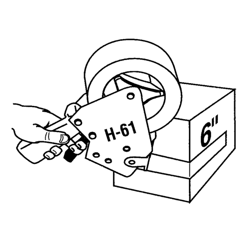 Ruban extensible, &eacute;paisseur 5 mils, 38,1 mm (1-1/2") x 55 m (180')  Rock Safety Industrial Ltd