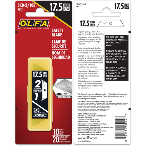 Replacement Blade, Single Style Rock Safety Industrial Ltd