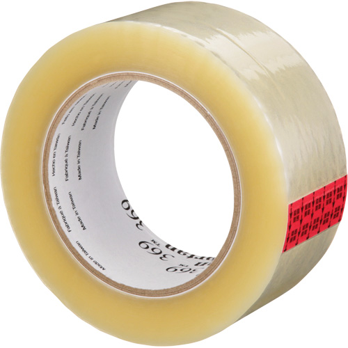 Tartan 369 Box Sealing Tape, Acrylic Adhesive, 1.6 mils, 48 mm (1-22/25") x 100 m (328') Rock Safety Industrial Ltd