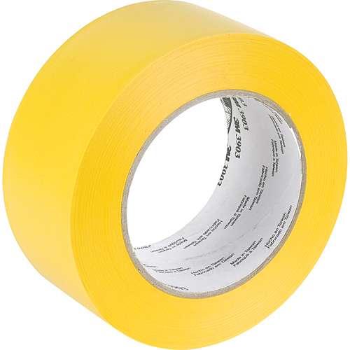 3903 Vinyl Duct Tape, 50 mm (2") W x 45.5 m (149.25') L, 6.3 mils, Yellow Rock Safety Industrial Ltd
