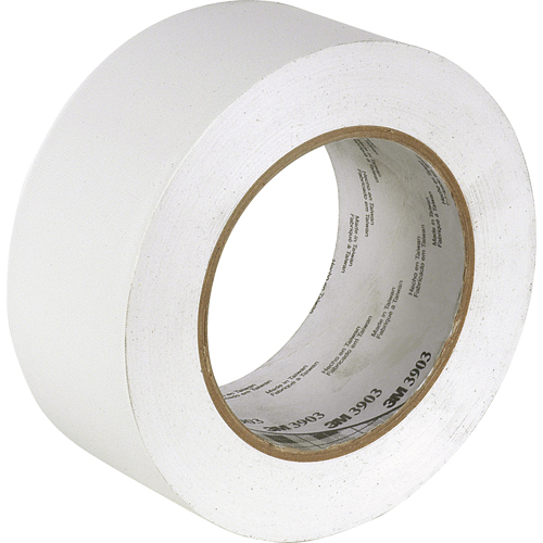 3903 Vinyl Duct Tape, 50 mm (2") W x 45.5 m (149.25') L, 6.3 mils, White Rock Safety Industrial Ltd