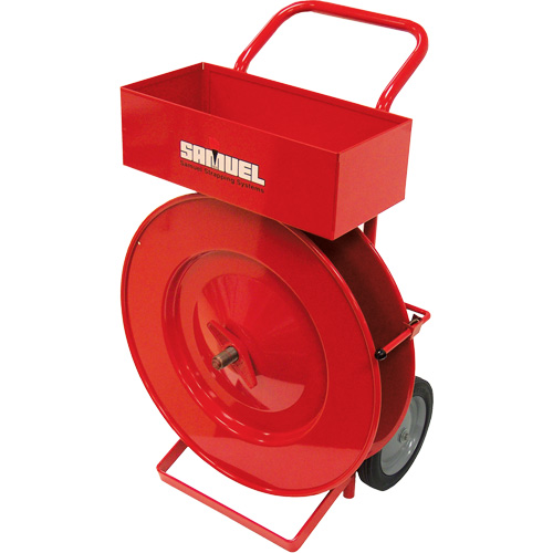 Distributeur de feuillards, Feuillard Polyester/Acier/Polypropyl&egrave;ne, Dia de noyau 16", largeur de rouleau 2,875" Rock Safety Industrial Ltd