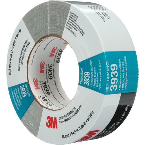 3939 Duct Tape, 9 mils, Silver, 48 mm (2") x 55 m (180') Rock Safety Industrial Ltd