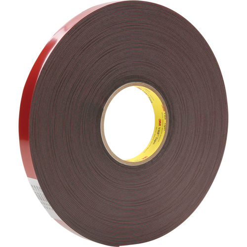 Ruban VHB, 33 m (108') lo x 24 mm (1") la, 1,1 mil, Acrylique Rock Safety Industrial Ltd
