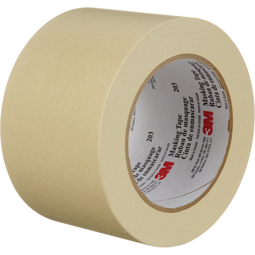 Rubans-cache Highland 203, 72 mm (3") x 55 m (180'), Beige Rock Safety Industrial Ltd