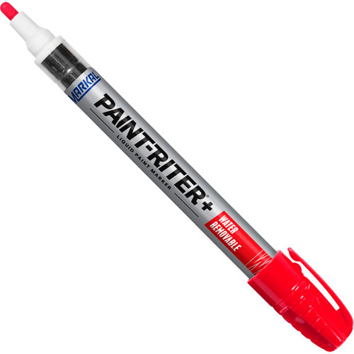 Paint-Riter&reg;+ Water Removable Paint Marker, Liquid, Red Rock Safety Industrial Ltd