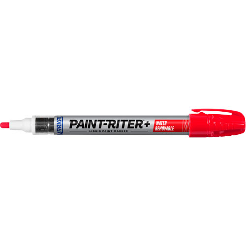 Paint-Riter&reg;+ Water Removable Paint Marker, Liquid, Red Rock Safety Industrial Ltd