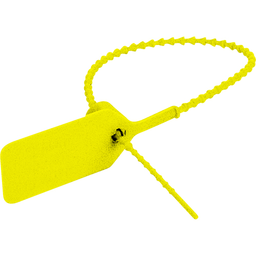 Scell&eacute; de s&eacute;curit&eacute; emboss&eacute; Pull-Tite II – Sealed Do Not Remove, 9", Plastique, Pousser et tirer Rock Safety Industrial Ltd