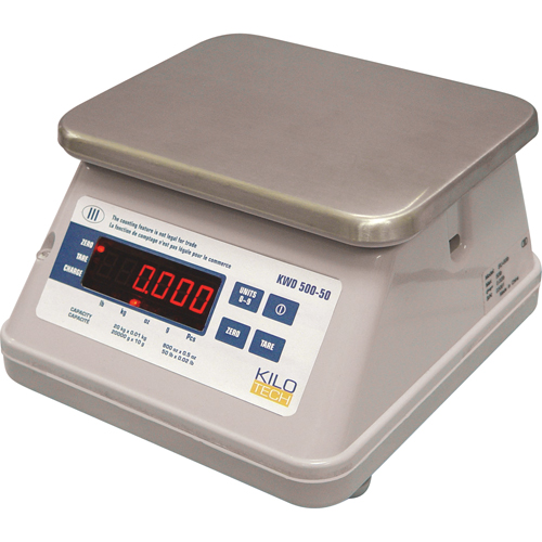 Digital Bench Top Scale With Dual Display, 44 lbs. / 20 kg Cap., 0.002 lbs. / 0.001 kg Graduations Rock Safety Industrial Ltd