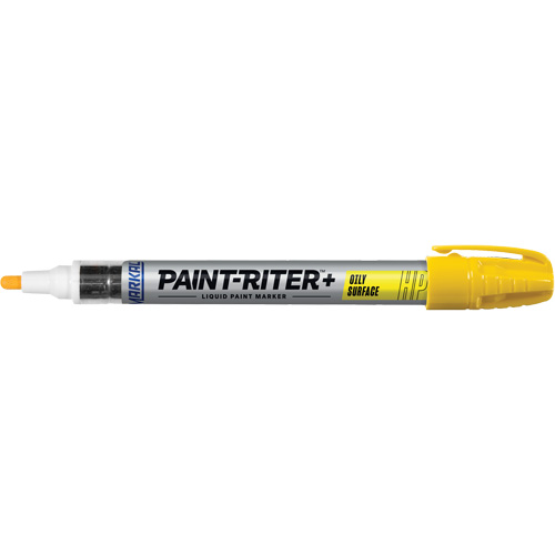Paint-Riter&reg; + Oily Surface Marker, Liquid, Yellow Rock Safety Industrial Ltd