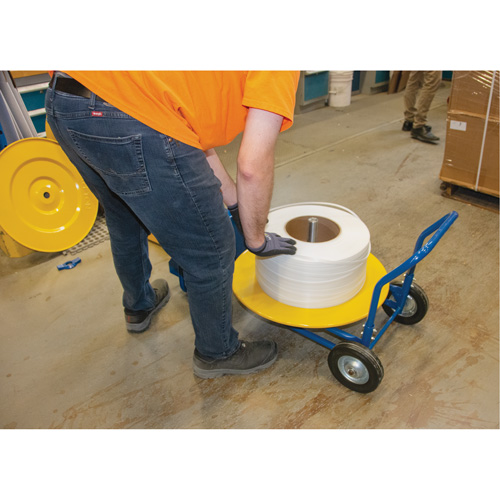 Distributeur de feuillards, Feuillard Polyester/Acier/Polypropyl&egrave;ne, Dia de noyau 16"/8", largeur de rouleau 3"/8"/6" Rock Safety Industrial Ltd