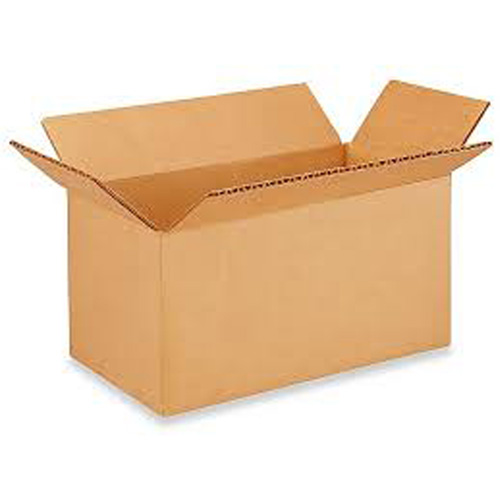 Boîte en carton ondul&eacute;, 8" lo x 4" la x 4" h, ondulations C Rock Safety Industrial Ltd