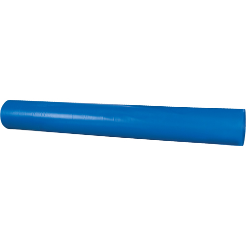 Feuille couverture, Bleu, 6' x 500' x 6 mils Rock Safety Industrial Ltd