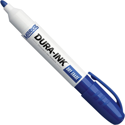 Dura-Ink&reg; Dry Erase Ink Markers, Blue, Bullet Tip Rock Safety Industrial Ltd