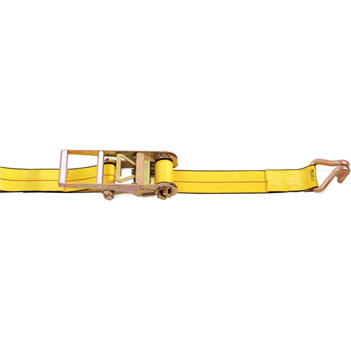 Ratchet Straps, Wire Hook, 3" W x 30' L, 5400 lbs. (2450 kg) Working Load Limit Rock Safety Industrial Ltd