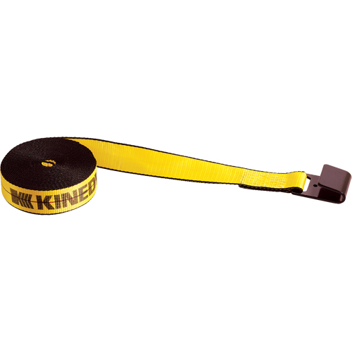 Winch Straps, Flat Hook, 2" W x 30' L, 3335 lbs. (1513 kg) Working Load Limit Rock Safety Industrial Ltd