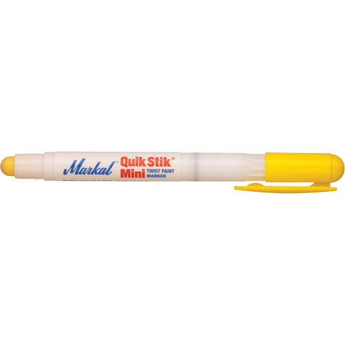 Quik Stik&reg; Mini Paint Marker, Solid Stick, Yellow Rock Safety Industrial Ltd