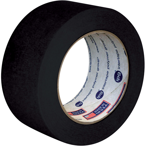 Utility Grade Coloured Masking Tape, 24 mm (1") x 55 m (180'), Black Rock Safety Industrial Ltd